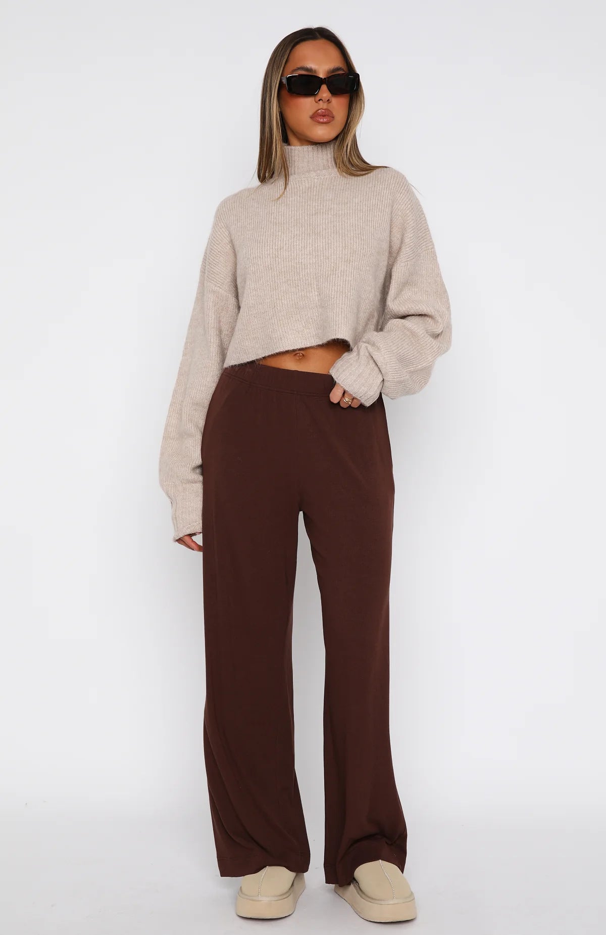 Women's Flowing Loose Lounge Pants Ivyshape