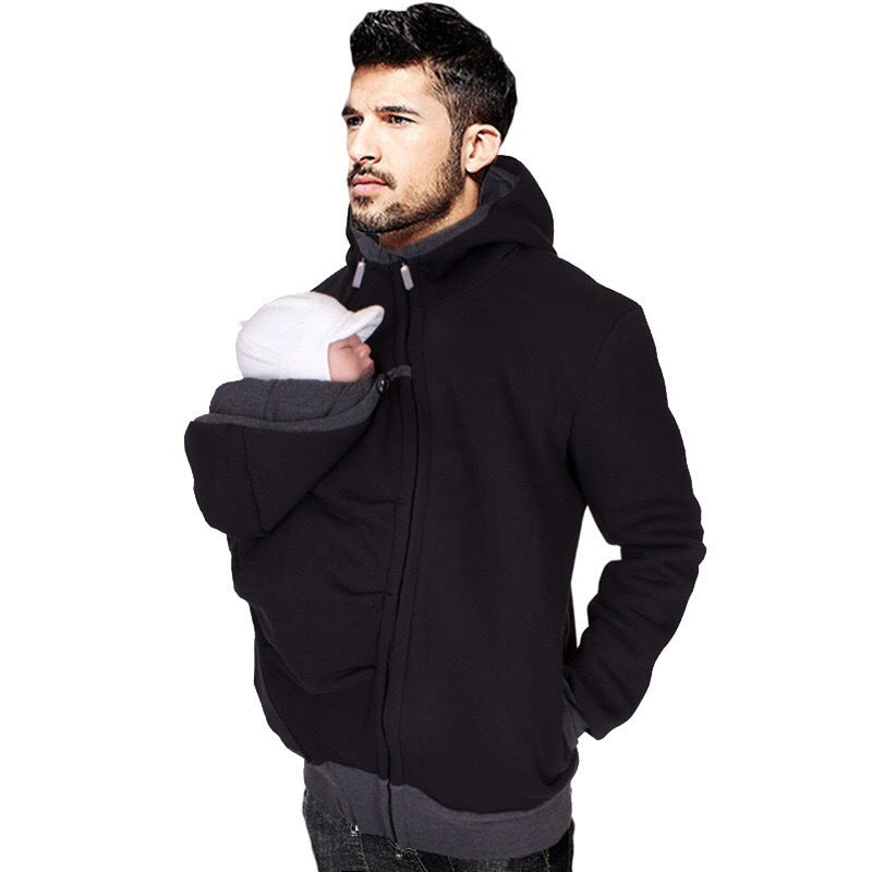 Men's Multifunctional Carry Jacket with Removable Baby Insert Ivyshape