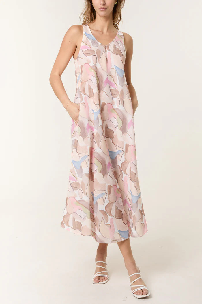 Women's art-inspired maxi dress Ivyshape