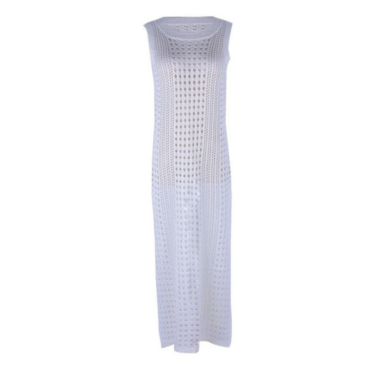 Women’s Maxi Dress with Refined Crochet Pattern Ivyshape