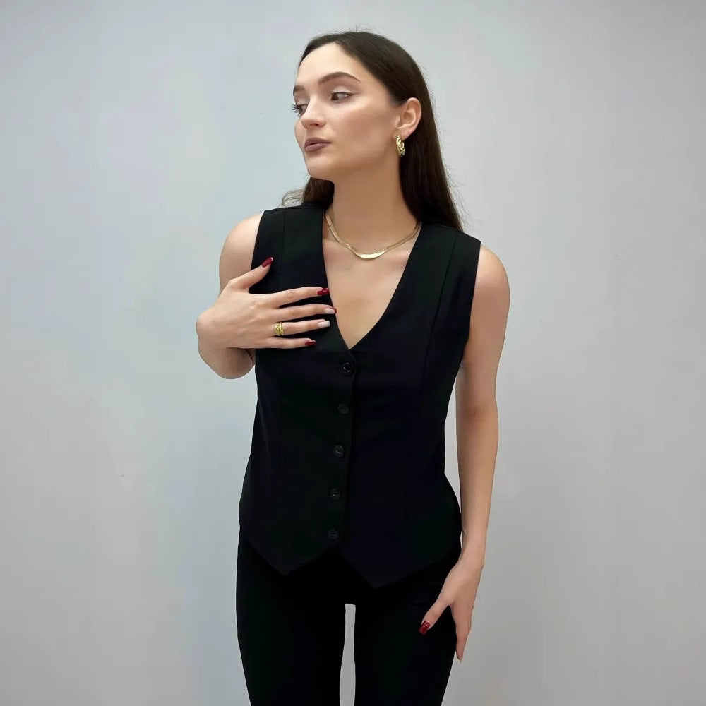 Women's Tailored Elegant Vest Ivyshape