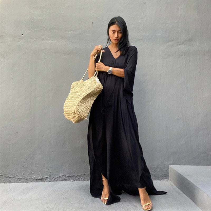 Ladies Maxi Beach Dress Ivyshape