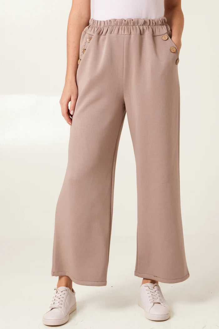 Women high-waisted wide pants Ivyshape