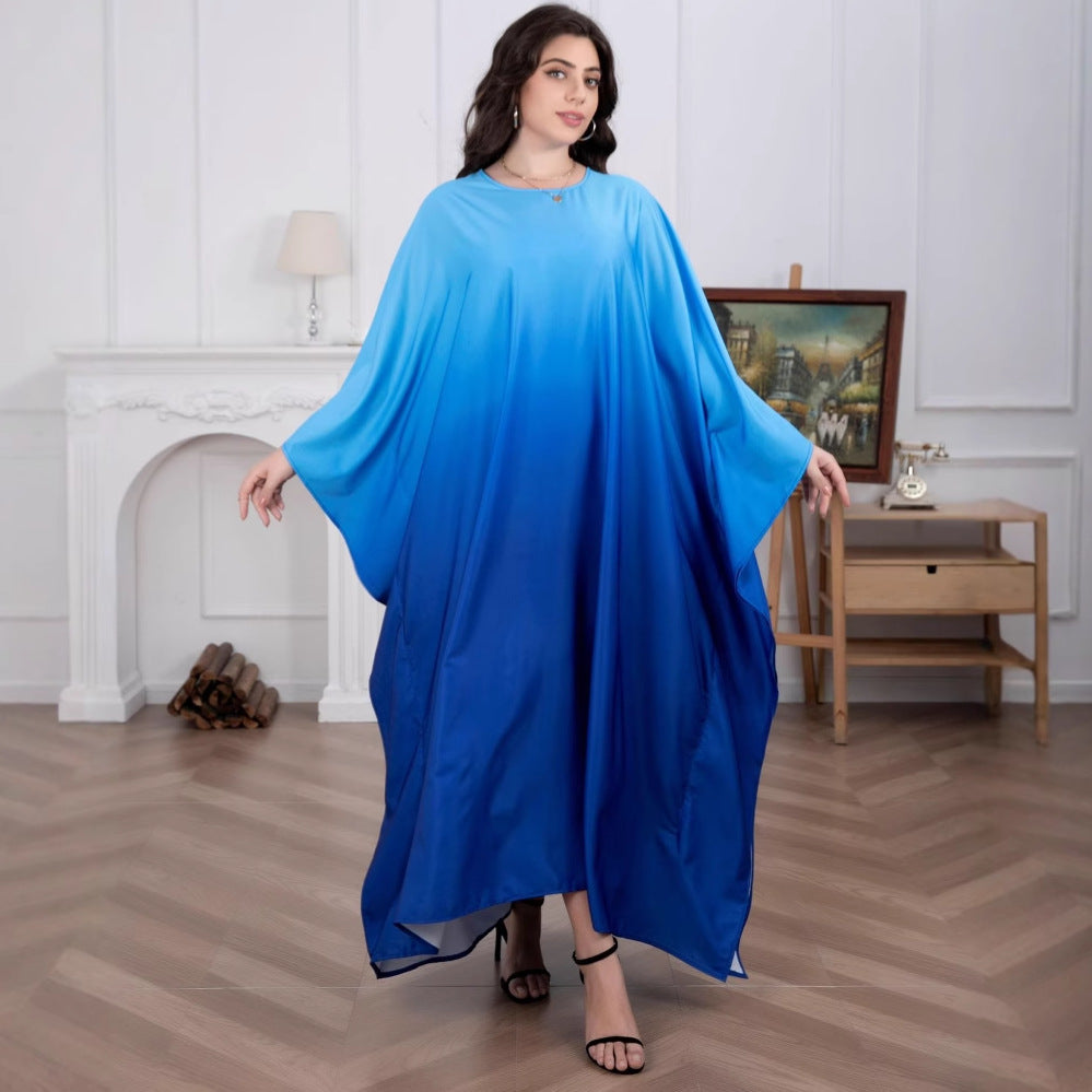 Women Flowing Ombre Maxi Kaftan Ivyshape
