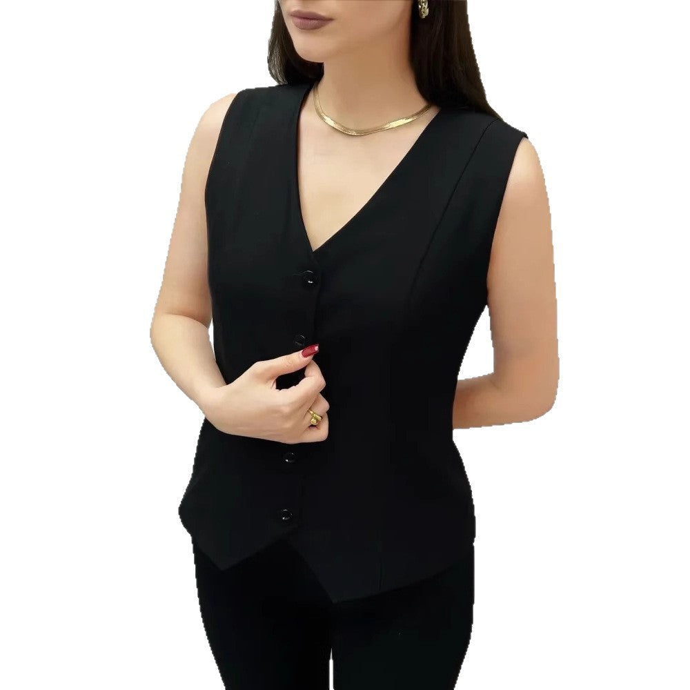 Women's Tailored Elegant Vest Ivyshape