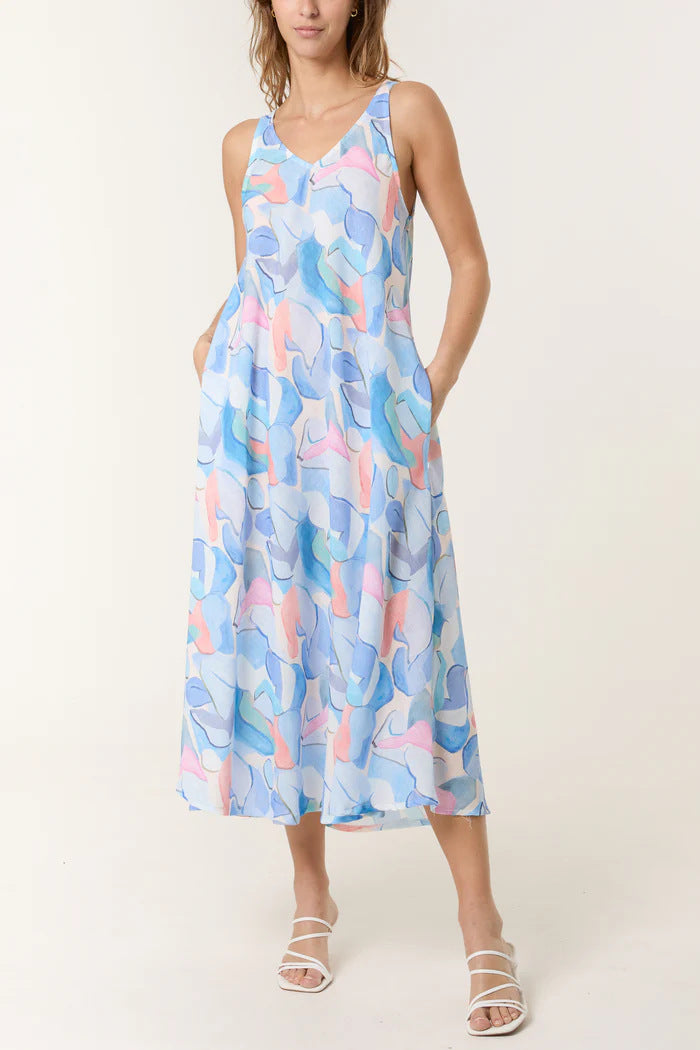Women's art-inspired maxi dress Ivyshape