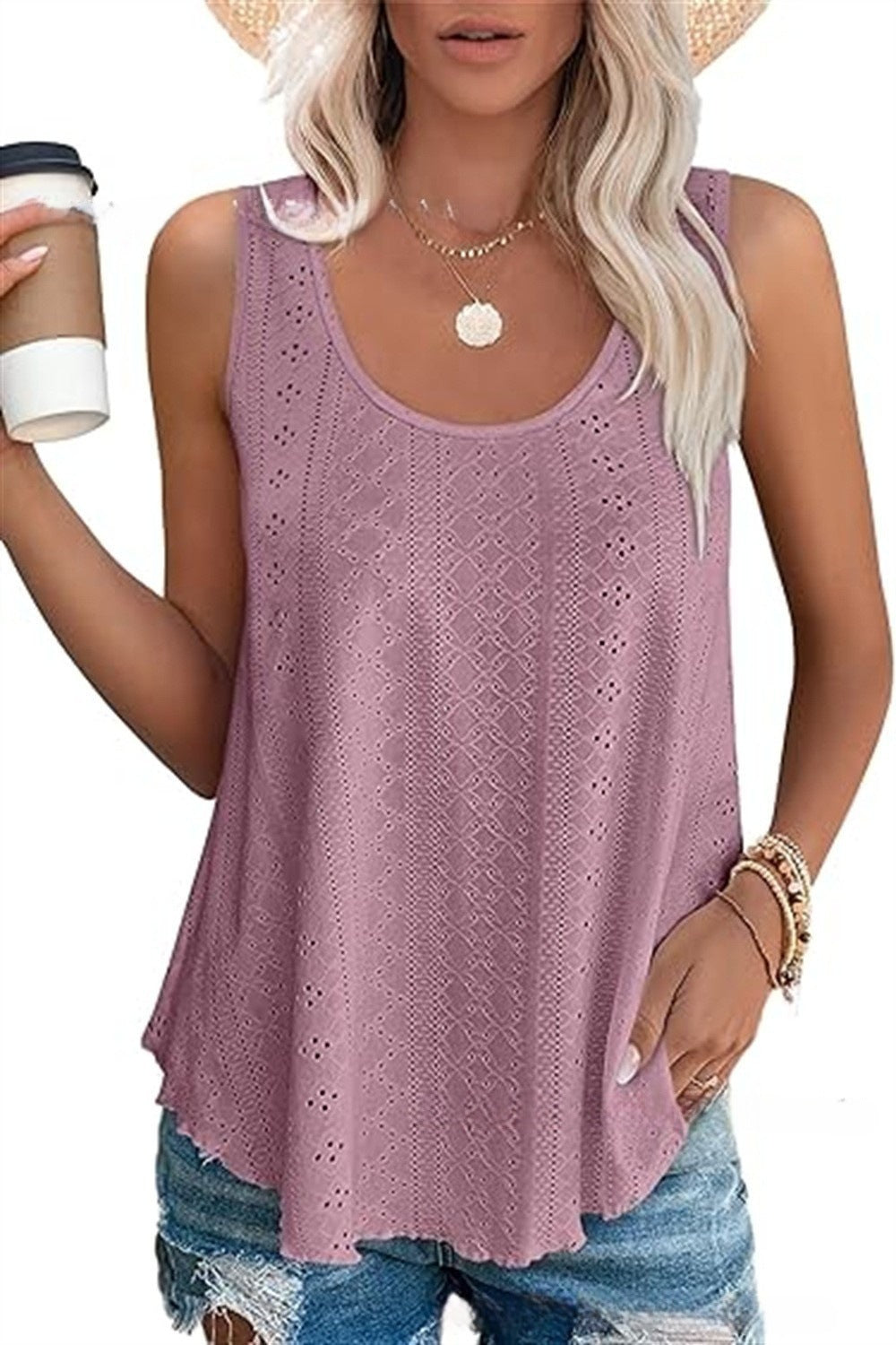 Womens Leisure Light Sleeveless Top Ivyshape