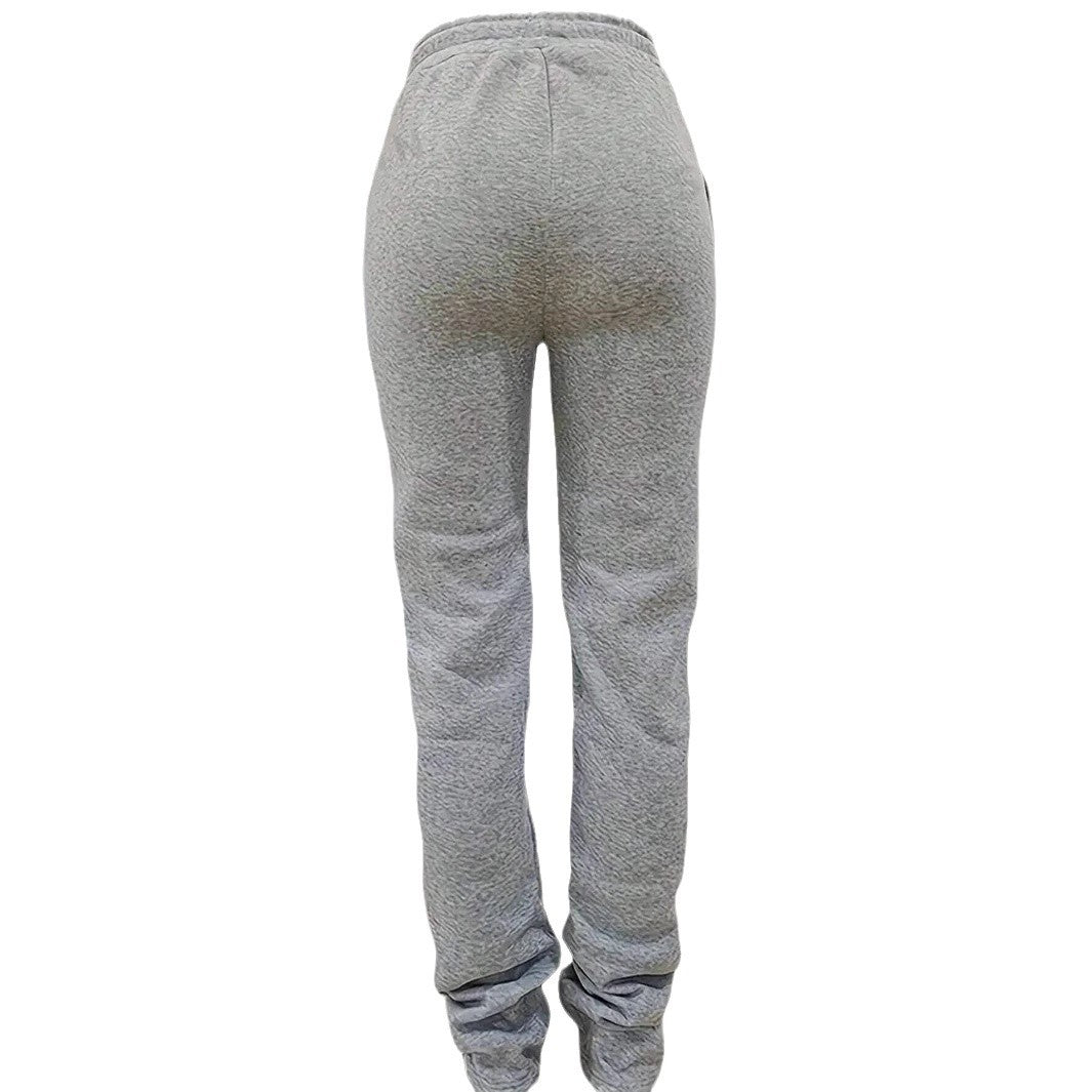Women Comfortable Fleece Jogging Pants Ivyshape