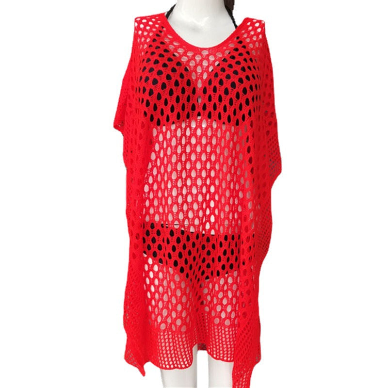 Women Mesh Beach Tunic Ivyshape