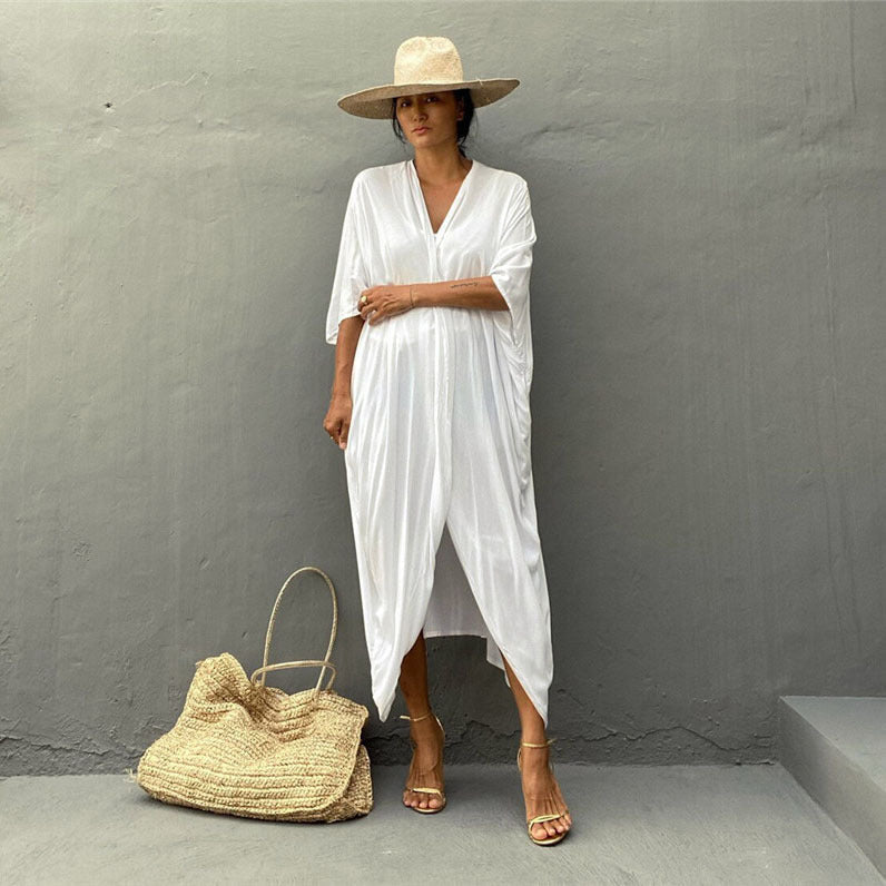 Ladies elegant beach coat Ivyshape