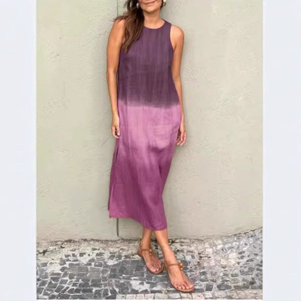 Ladies Elegant Sleeveless Maxi Dress Ivyshape