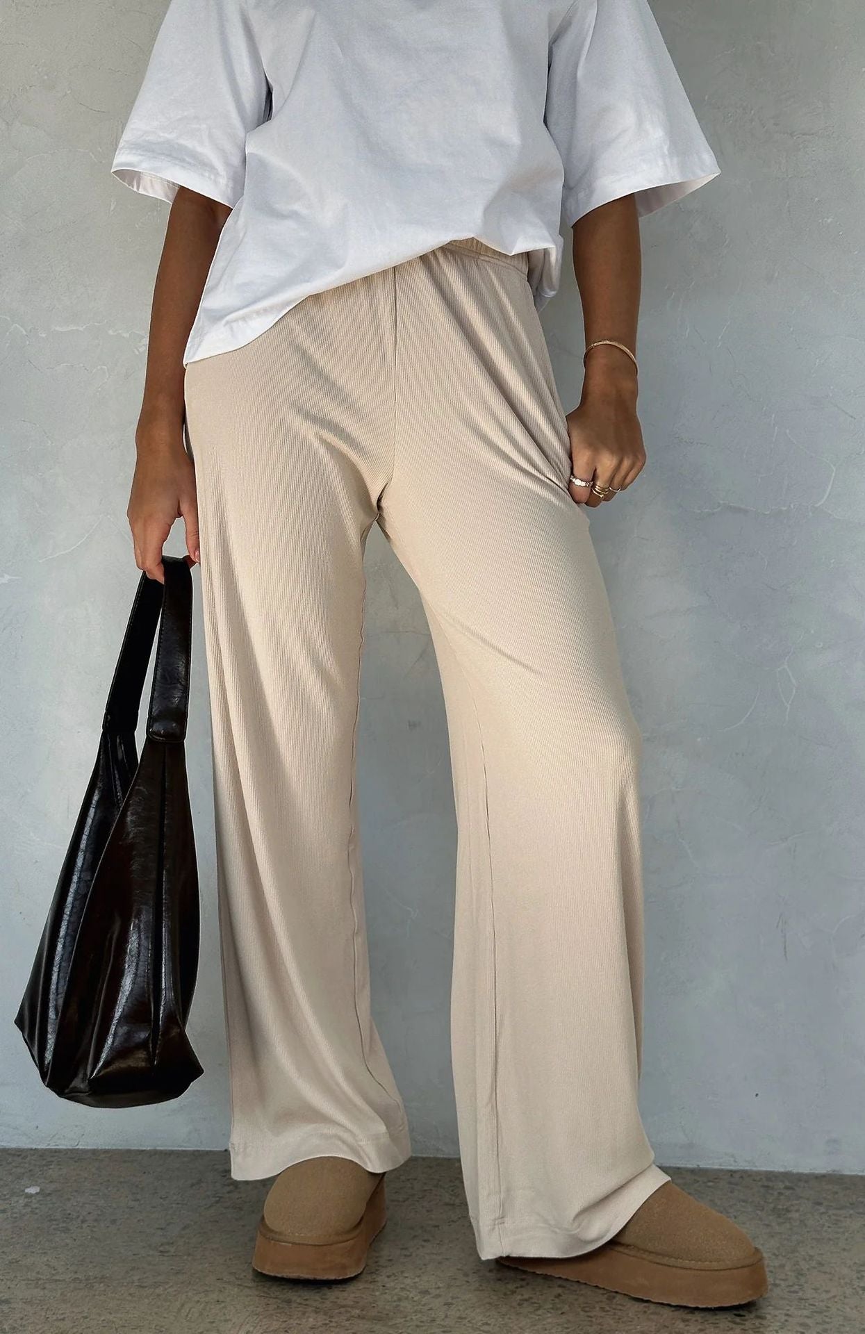 Women's Flowing Loose Lounge Pants Ivyshape