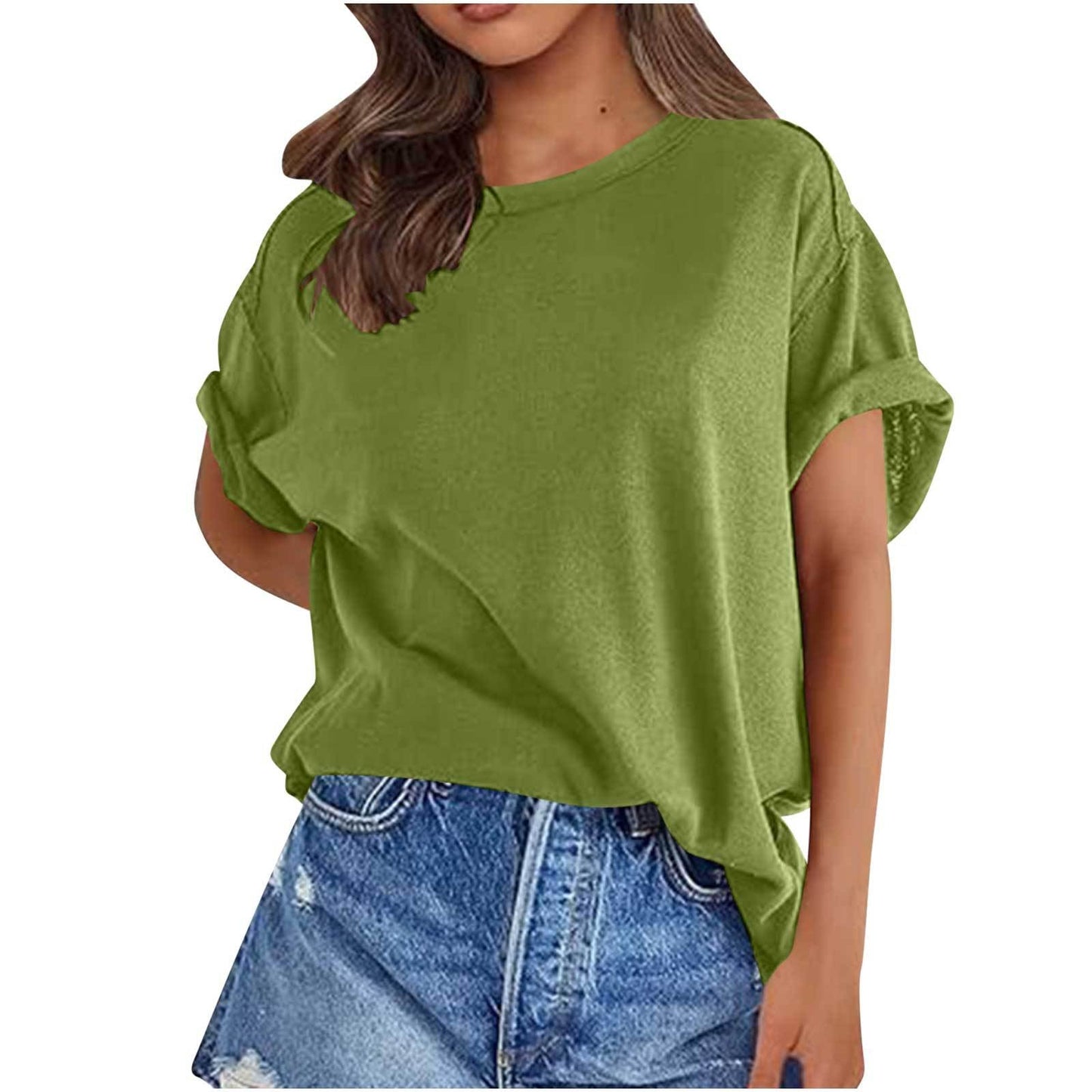 Women's Casual Plus Size T-Shirt Ivyshape