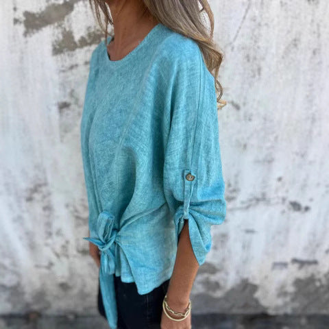 Ladies Leisure Knot Top Ivyshape