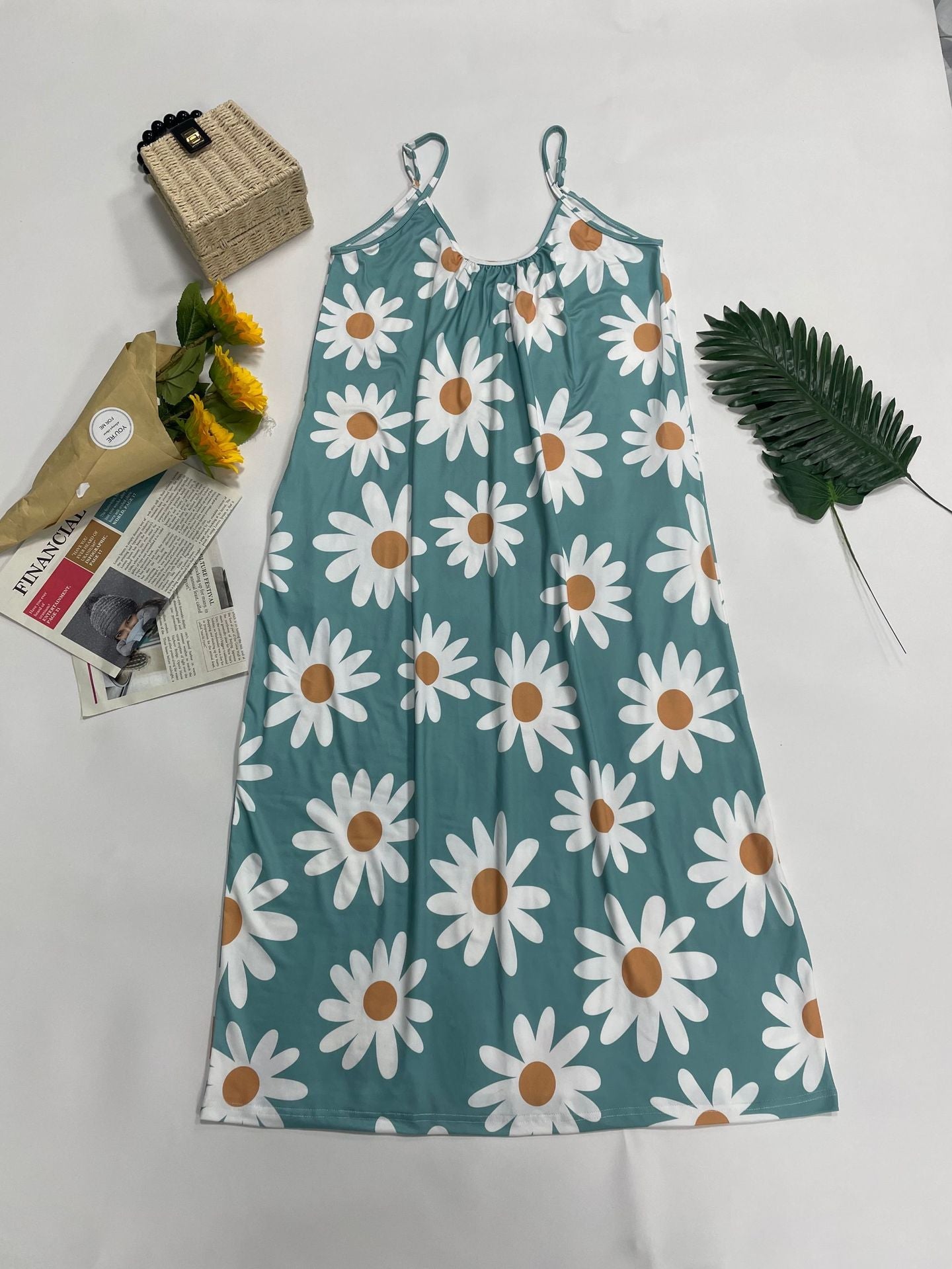 Women’s Casual Floral Maxi Dress Ivyshape