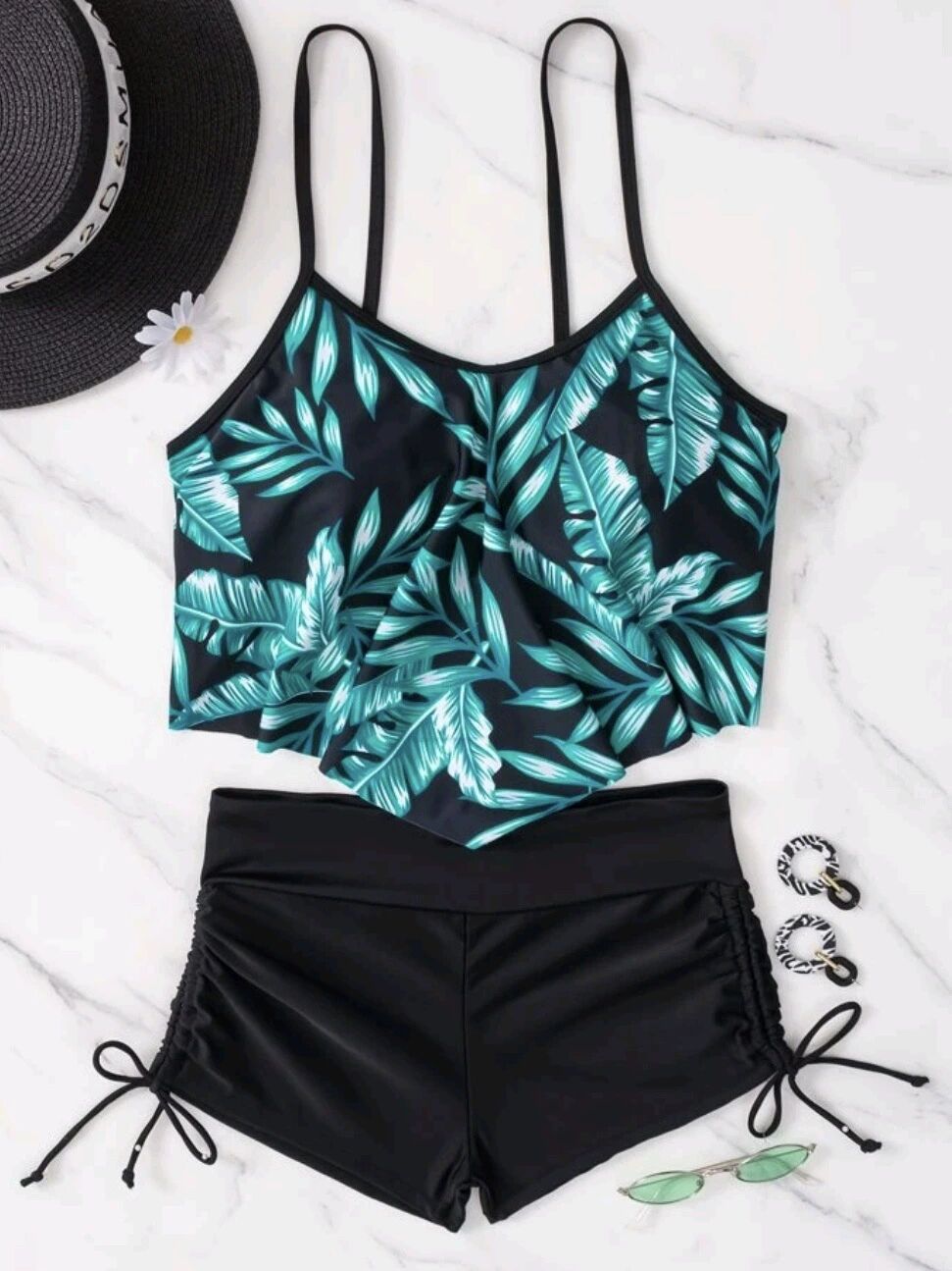Women Sporty Crop Top and Shorts Set Ivyshape