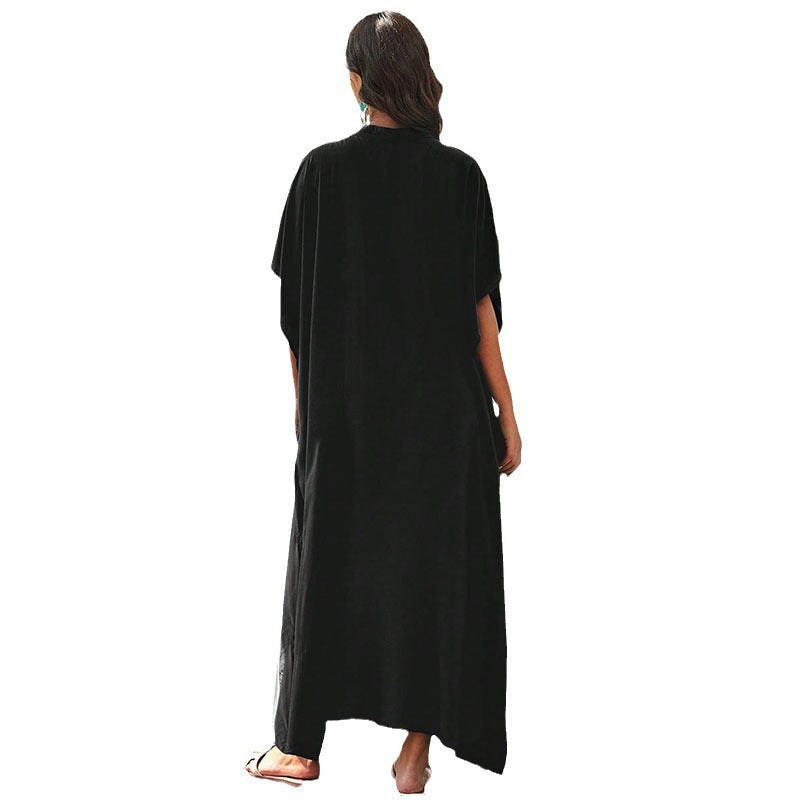 Women's airy kaftan with side slits Ivyshape