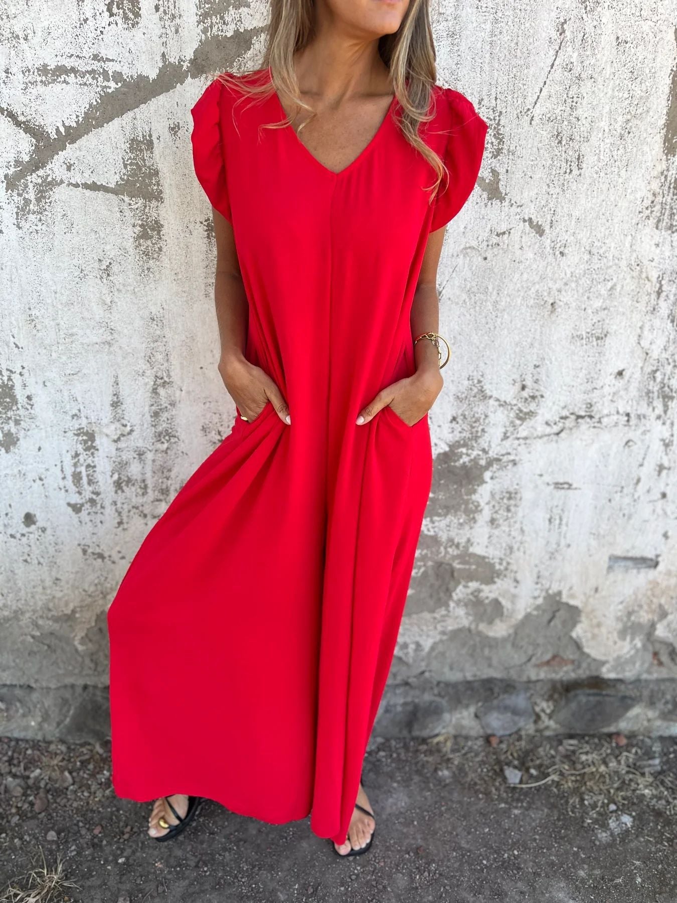 Ladies Animal Print Maxi Dress Ivyshape