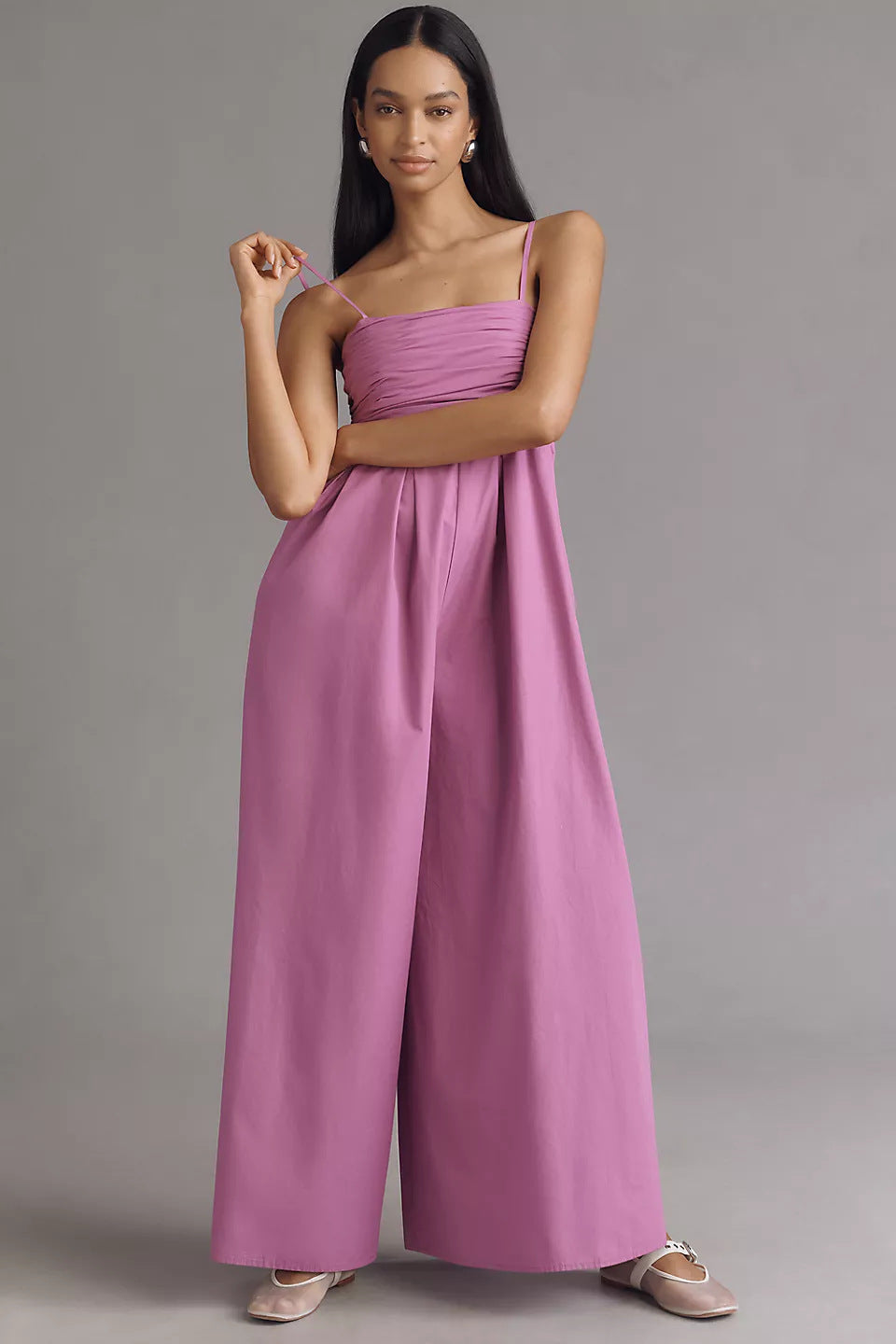 Women Elegant Flower Maxi Jumpsuit Ivyshape