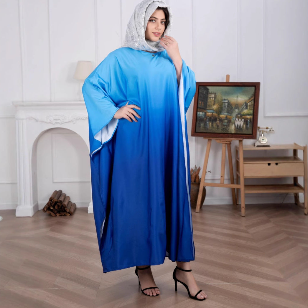 Women Flowing Ombre Maxi Kaftan Ivyshape