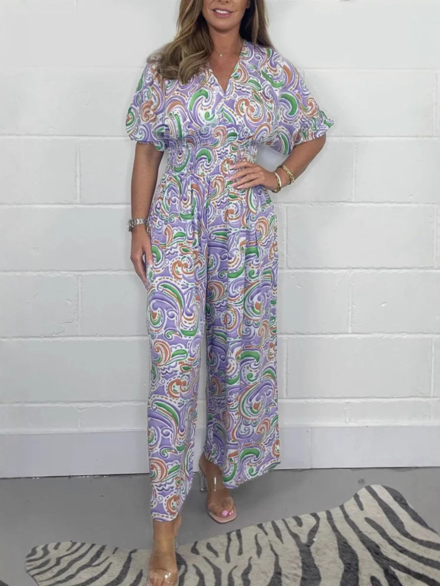 Women's Vivid Bohemian Style Overall Ivyshape