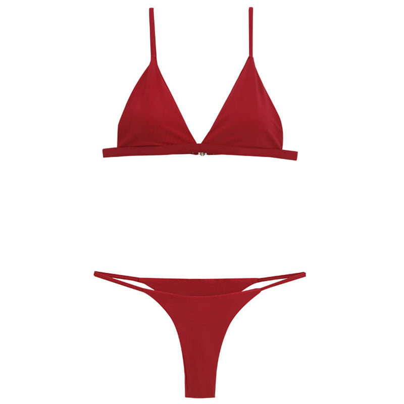 Women's triangle bikini with adjustable straps and elegant design Ivyshape
