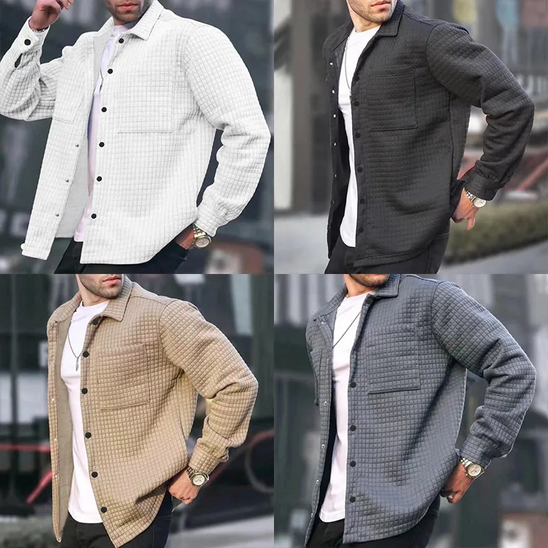 Dave | Camicia in maglia waffle