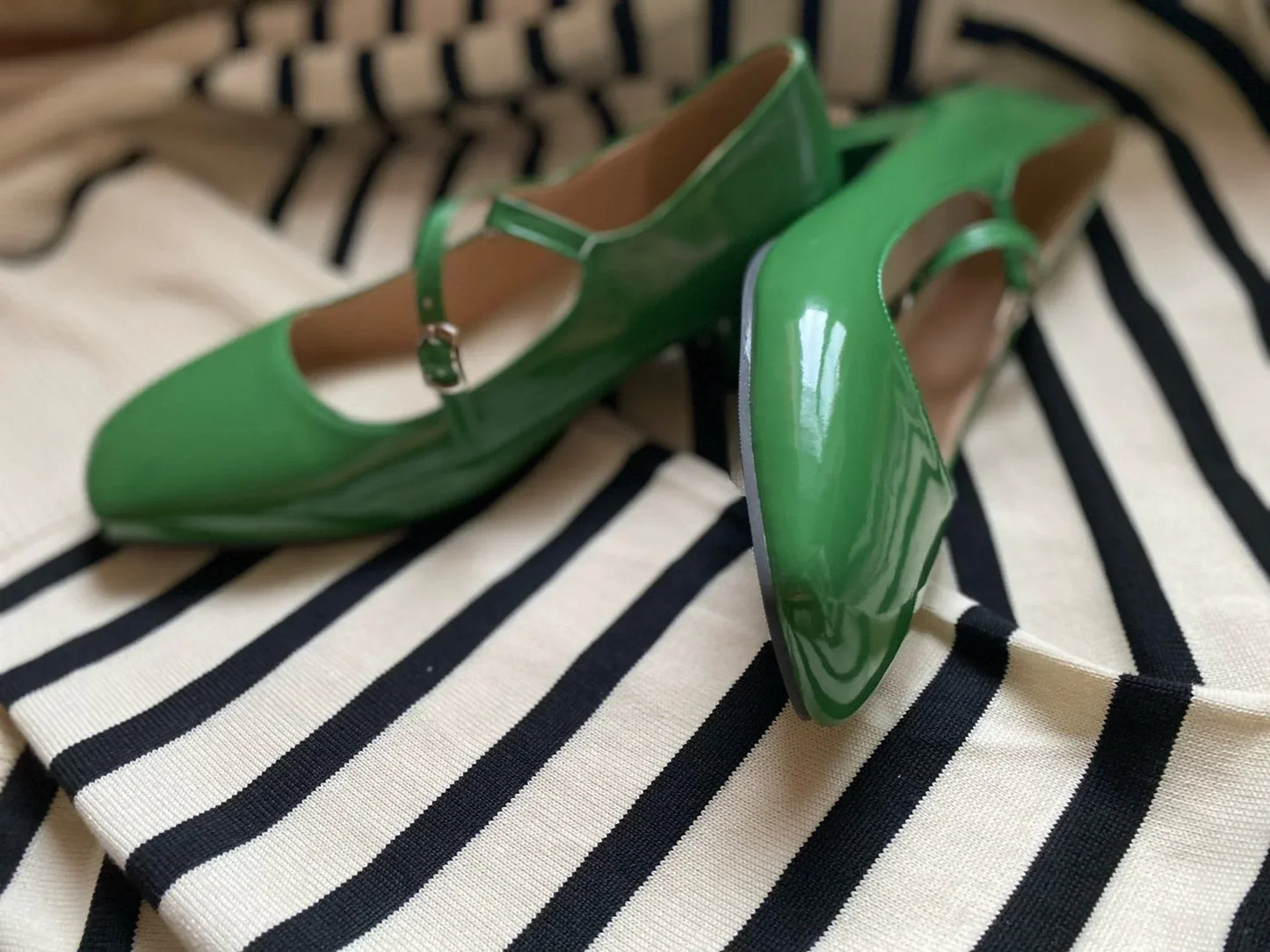 Verlina™ | Glossy Mary Jane Block Heels
