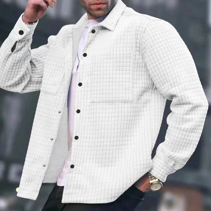 Dave | Camicia in maglia waffle
