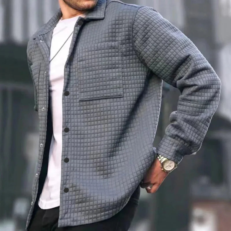 Dave | Camicia in maglia waffle