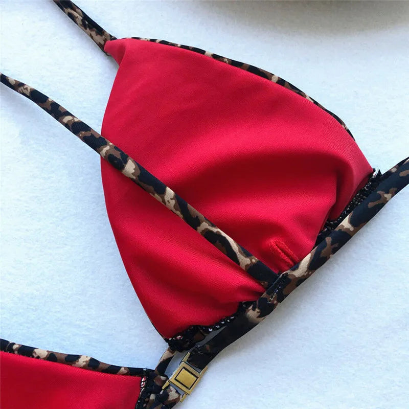 Stuttgart | Luxus Sommer Bikini Set Sexy Tier Leopard