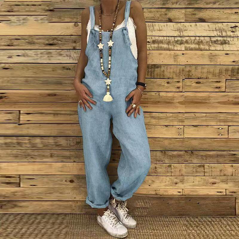 Mila - Women's linen jumpsuit