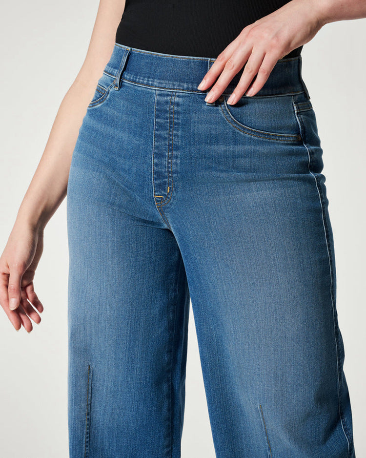 Elena | Jeans casual da donna a vita alta e gamba larga