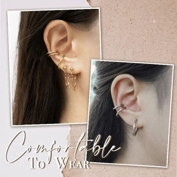 SnapShine™ | Effortless Elegance, No Piercing Required!