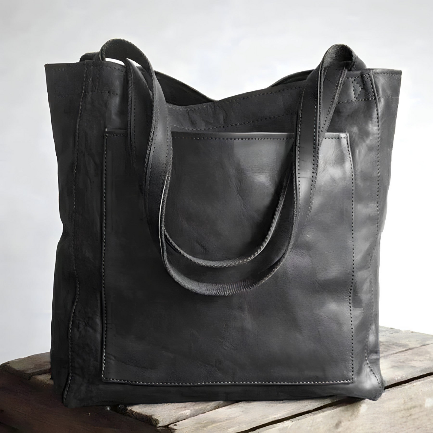 Ivyshape | Women's large shoulder bag brown