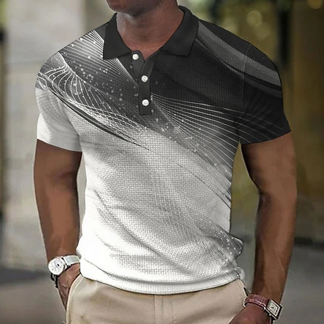 Emilio - Polo dal design moderno e sfumato