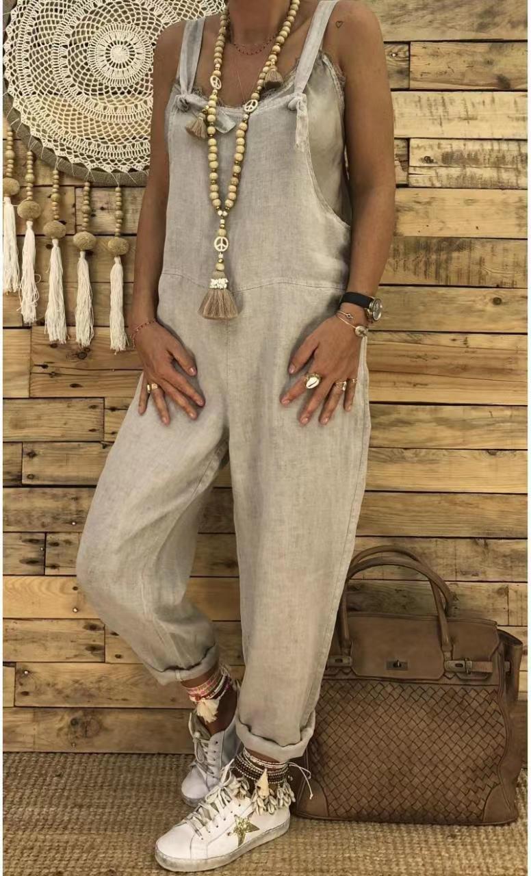 Mila - Women's linen jumpsuit
