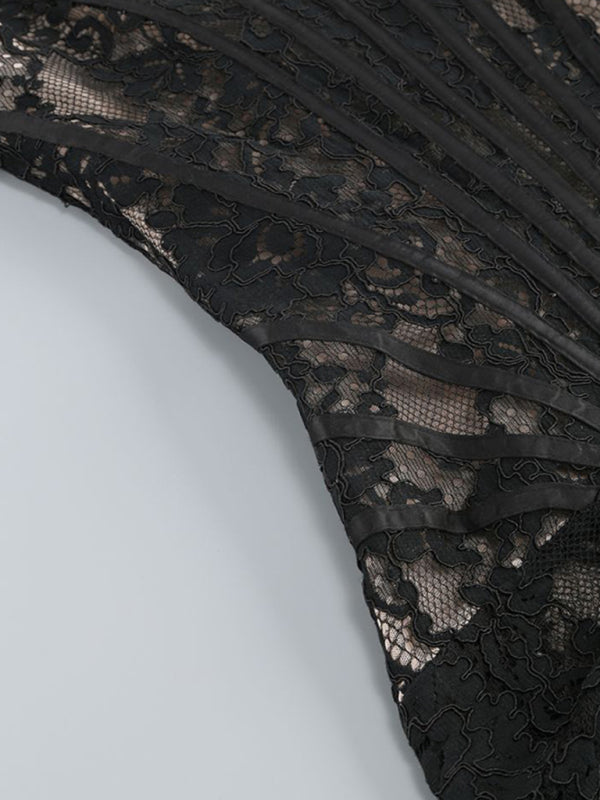 Lorelia | Elegance Spitze Korsett Minikleid