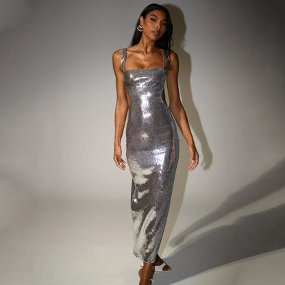 Shay™ Sequin Cut-Out Maxi Dress