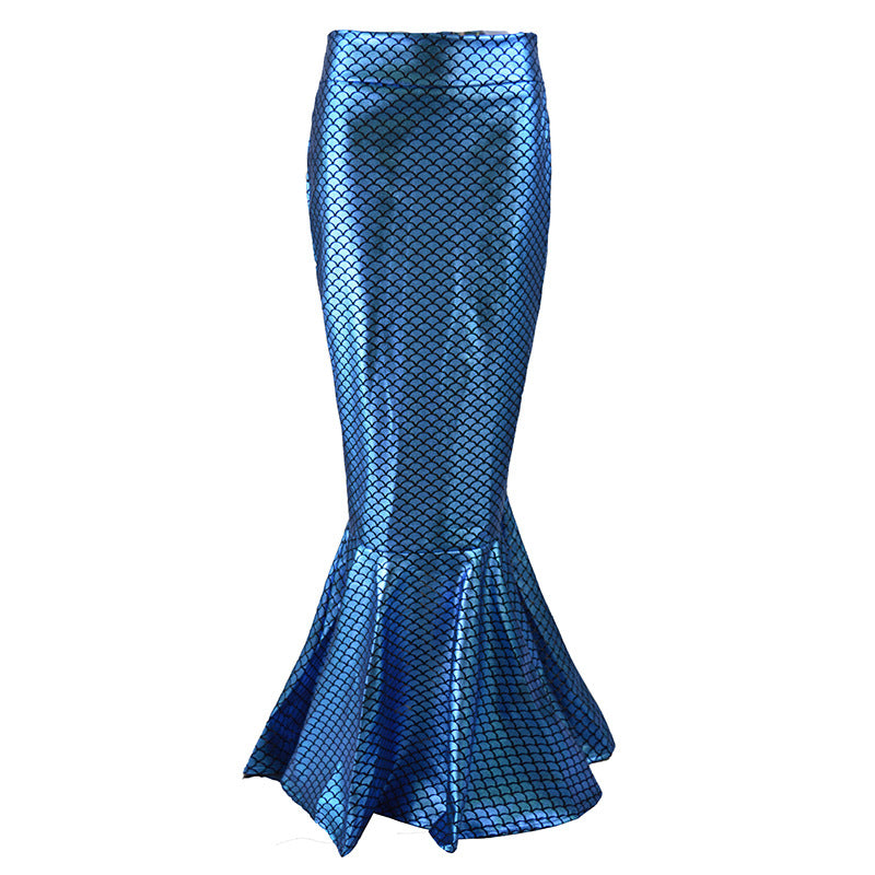 Women's Mermaid Tail Maxi Skirt Ivyshape