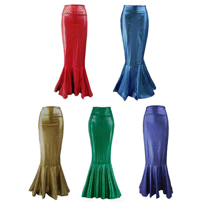 Women's Mermaid Tail Maxi Skirt Ivyshape