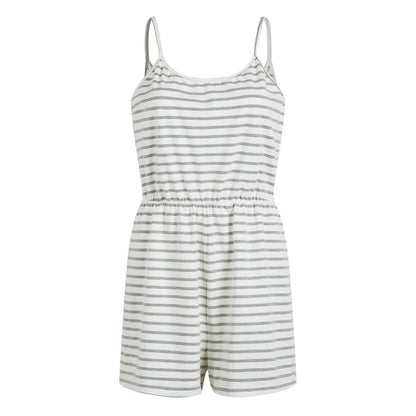 Ladies striped casual jumpsuit Ivyshape