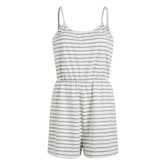 Ladies striped casual jumpsuit Ivyshape