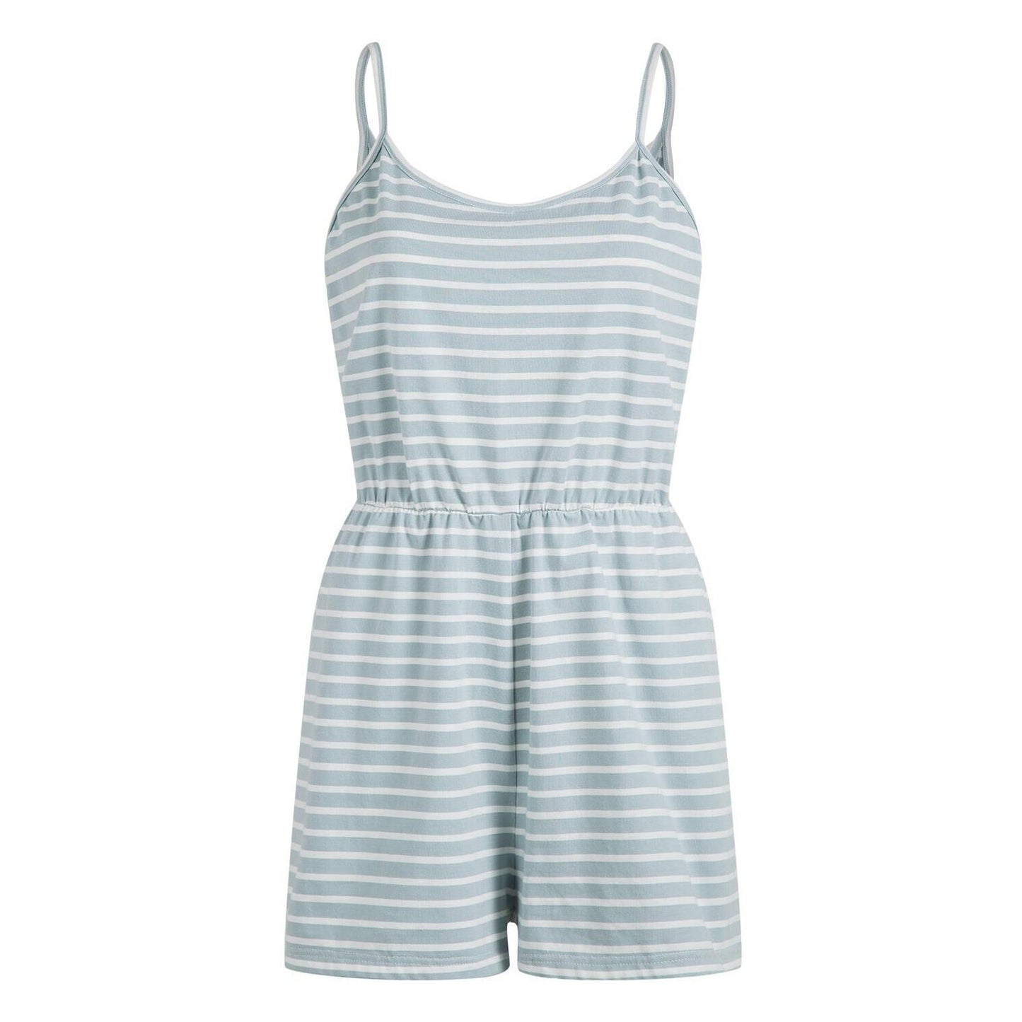 Ladies striped casual jumpsuit Ivyshape