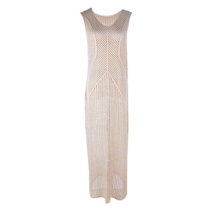 Women Crochet Beach Dress in Open Design Ivyshape
