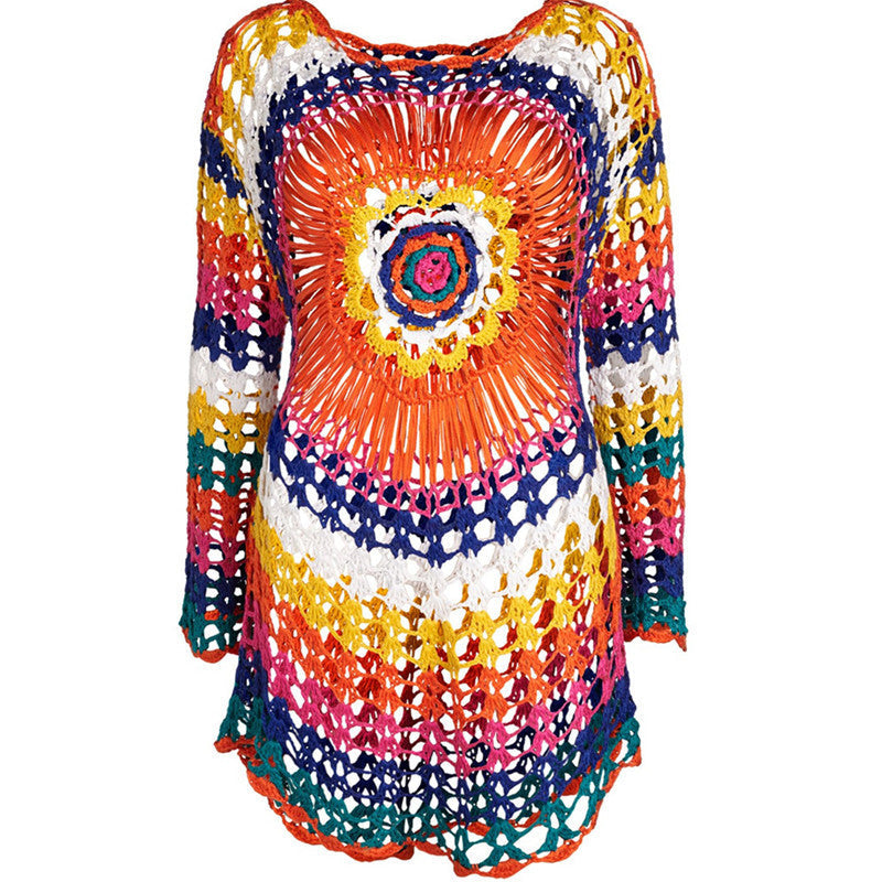 Women's Crochet Beach Dress Ivyshape