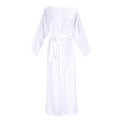 Women elegant beach cover-up with high-quality silk look and generous cut Ivyshape