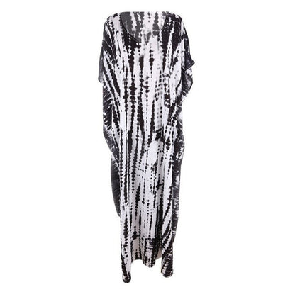 Women's beach kaftan with exquisite batik look and wide cut Ivyshape