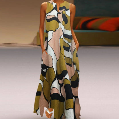 Ladies Casual Maxi Dress Ivyshape
