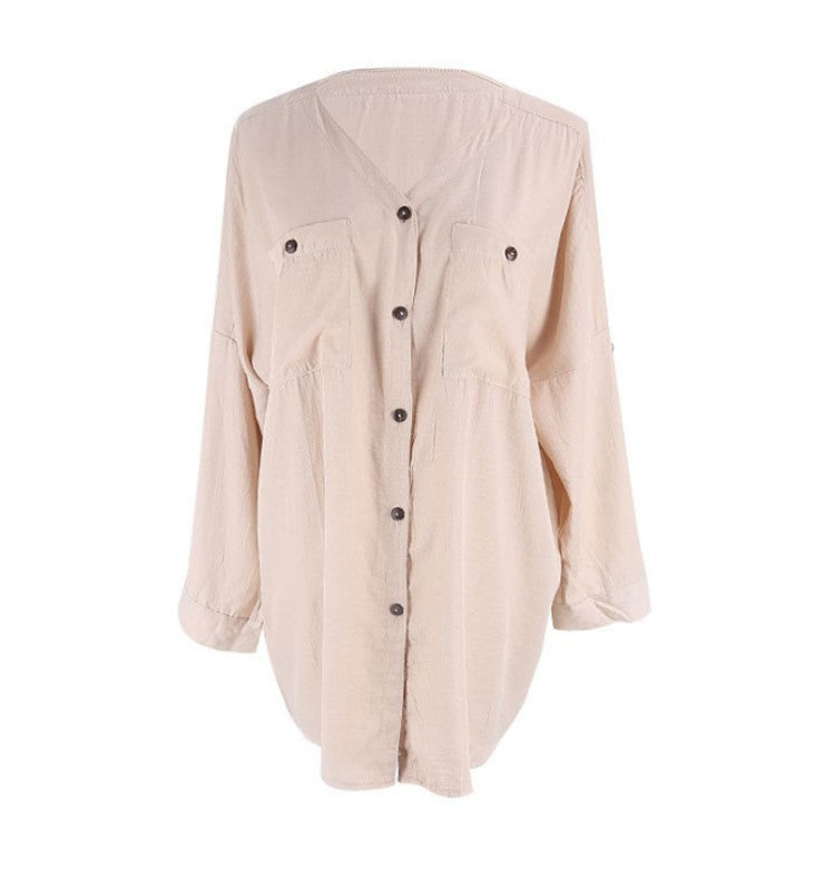 Women's loose beach shirt Ivyshape